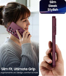 LEKEVO Magnetic for Samsung Galaxy S25 Ultra Case [Compatible with MagSafe][Built-in Camera Lens Protector] Slim Soft Silicone Bumper Shockproof Metallic Luster Phone Shell (Burgundy) — 7