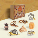 RLYLF 8 Pieces IQ Logic Training Brain Teaser Puzzles — 4