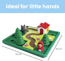 SmartGames Little Red Riding Hood Deluxe — Path-Building Logic Puzzle with Storybook | 48 Challenges + Dual-Path Wolf Mode | Builds Spatial Reasoning & Language Skills | Ages 4–7 — 5