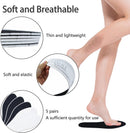 5 Pairs Breathable Cushioned Insole Ultra-Soft Cushioned Walking Comfort Insole Double Latex Foam Perforated Insole Cuttable Replacement Insole for Men 7-11 Women 2-8(Black,White) — 3