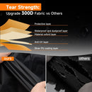NEVERLAND UTV Cover Heavy Waterproof Denier Oxford Cloth for Polaris RZR Yamaha Can-Am Defender Kawasaki Ranger Cover 4-6 Passenger Black — 3