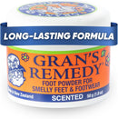 Gran's Remedy Citrus Scented Foot Powder and Shoe Deodorizer - Tub — 1