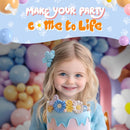 ALL-IN-1 Blue Balloon Arch Kit with BONUS Bone & Daisy Balloons for Birthday Decoration Girl - Pastel Balloons Garland for Blue Party Decorations & Party Supplies - Puppy Party Decorations | Blue, Purple, Pink, Orange — 7