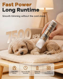 Veeconn 4 in 1 Dog Clippers Grooming Kit with Paw Hair Trimmer for Cat Pet — 4