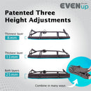EVENup - Shoe Lift for Walking Boot I Kids' Size XX-Small I Shoe Balancer for Use with Fracture Boots or Leg Length Discrepancy I 3 Adjustable Heights for Gait Improvement I Shoe Leveler, Shoe Riser — 5