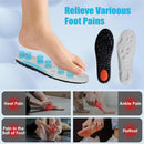 4D Cloud Steppers Insoles for Men and Women, Work Boot Cushioning Inserts - White — 5