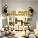 145Pcs Housewarming Party Decorations, Welcome Home Balloon Arch Kit | Ivory Cream White Beige Home — 5