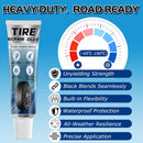 Tire Repair Glue, 50ML Professional Black Rubber Cement for Car & Motorcycle Sidewall Fix, Strong Bonding & Waterproof — 2
