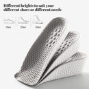 Height Increase Insoles for Men and Women, Foot Arch Contour Shoes Lifts for Men Orthopedic Heel Lift Cushion Gel Leg Discrepancy Balancer (Grey,3 Pairs - 1.5cm 2.5cm 3.5cm) (Grey) — 2