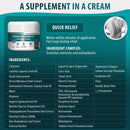 Plantar Fasciitis And Heel Spur Cream By PMT - Cream For Foot Relief. High Concentration of Arnica; Vitamin B6, MSM, Glucosamine - To Soothe and Relieve - 2.82 OZ — 5
