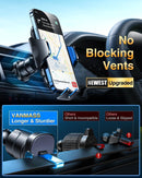 VANMASS Car Phone Holder 2026 Ultimate Military-Grade Strongest Suction & Clip Windshield Dashboard【Newest Best Strongest】 Cell Phone Automotive Dash Gauge Accents for iPhone 18 Pro Max 17 16 15 14 | Blue photo 6