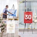 Easel Stand for Sign, Aredy 63" Portable Painting Easel, Lightweight Metal Easels for Painting Canvas, Wedding Sign (2 Pack) — 5