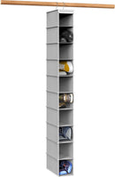 Simple Houseware 10 Shelves Closet Hanging Shoe Organizer, Gray — 1