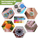 Ybxjges 24000Pcs 2mm Glass Seed Beads Kit, with 28 Colors Small Beads Kit for Girls,Women and Adults,Bracelets,… — 6