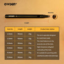 OWDEN Professional 6Pcs Leather Hollow Punch Set, 1.0-5.0mm,Slim Style. — 2