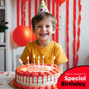 4 Red Streamers, 328ft Pack of Crepe Paper Party Decorations | 4 Pack - Red — 6