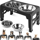 Jovrun Elevated Dog Bowls for Medium Large Size Dogs, Non-Slip Dog Feeder with…