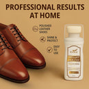 Eagle Liquid Shoe Polish Instant Shine – Quick-Dry Leather Polish with Built-In Sponge Applicator & 2 Cleaning Wipes | Clear — 5