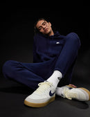 Nike Men's Court Vision Low Shoes - Sail/Midnight Navy/Gum Light Brown — 2
