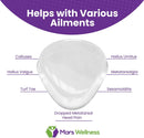Gel Ball of Foot Cushions - Reusable Clear Gel Metatarsal Pads - 1/8" Thick 5