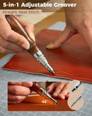 SAKERNEO Leather Working Tools kit Leather Tooling Kit Leather Craft Tools | Regular Version — 6