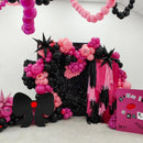 Awenztech 122pcs Hot Pink Latex Balloons in 18 12 10 5 inches — 5