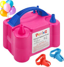 PCFING Balloon Pump Electric with Dual Nozzle & Balloon Tie Tool | Large — 1