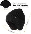 Wmcaps Winter Fleece Lined Beanie with Earflaps for Men Women Outdoor — 2