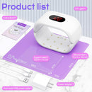 HeyClear UV Light for Resin Curing with Mat, Double-Sided Large UV Lamp Kit — 6