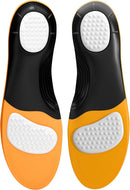 Plantar Fasciitis Insoles for Women Men-260lbs+ Orthotic Arch Support Shoe Inserts for Running, Work Boots, Pain Relief All-Day Comfort for Flat Feet/High Arch (Orange, L | Men 10.5-12/WOMEN 11.5-13) — 4