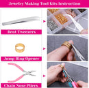 Earring Hooks, Audab 1400pcs Making Kit with 200pcs Ear Ring 1000pcs Jump Rings, Backs and Jewelry Pliers for… — 4