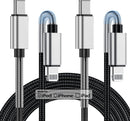 2Pack 10ft iPhone Fast Charger Cable, [Apple MFi Certified] Long USB C to Lightning Cable 10 Foot, High Fast 10 Feet Apple Charging Cord for Apple iPhone 14/14 Pro Max/13 Mini/12/11/XS/XR/8/7Plus,iPad 1