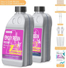 Puduo Fast Cure Epoxy Resin 68OZ, 1 Hour Quick Demold Epoxy Resin Kit — 6