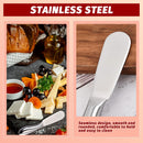 Butter Knives 4 Pieces Stainless Steel Cheese Butter Spreader Knife Set for Cold Butter, Cream Cheese, Jam, Pastry,… — 3