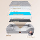 EHEYCIGA Orthopedic Extra Large Dog Bed, Waterproof Washable XL Pet Bed 44"
