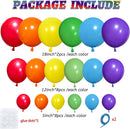 Rainbow Balloon Arch Kit 111Pcs 18 12 5 Inch Latex Colorful Party Balloons Garland for Birthday Baby Shower Wedding Engagement Anniversary Christmas Party Decorations | Multicolor — 2