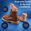 HOUNDSBAY Boot Trees, Cedar Boot Tree for Men, Shoe Tree for Boots, Boot Stretcher & Shaper | 2 — 2
