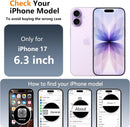 SPIDERCASE for iPhone 17 Case, Built-in Stand, Clear — 2