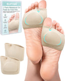 1Pair Ball of Foot Cushion, Metatarsal Pads for Men & Women, Size M 1