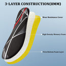 Comfort Memory Foam Insoles for Men Women, Replacement Shoe Insoles for Running Shoes, Work Boot, Sneakers, Hiking, Cushion Shoe Inserts for Shock Absorbing, Soft Inner Soles, Black, US11/US9 — 3
