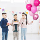 68Pcs Pink Balloons Kit 12 Inch Metallic Pink Balloon, Pink Confetti Balloon and Baby Pink Party Balloons with Ribbons for Birthday, Wedding, Baby Shower, Graduation Decorations. — 6