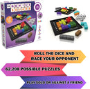 The Genius Square from the Happy Puzzle Company | Game of the Year Award Winner | 60000+ Solutions | STEM Puzzle Game for 1-2 Players | Ages 6 - Adult | Roll the dice and Race to Fill the Grid! — 4