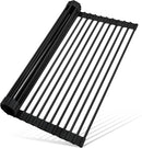 MERRYBOX Roll Up Dish Drying Rack Silicone Wrapped Over The Sink Dish Drying Rack Multipurpose Foldable Sink Drying… — 1