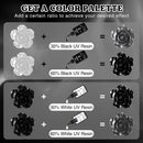 LET'S RESIN UV Resin, White & Black Colored UV Resin 300g Kit — 5