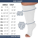 Mojo Toeless Compression Socks for Women and Men 20-30 mmHg Open Toe - AB211 | Large | White — 4