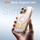 Magnetic for iPhone 16 Pro Max Case with Stand, Clear — 7