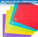 5 Pieces Flexible Plastic Cutting Board Mats with Food Icons, BPA Free Cutting Boards for Kitchen, Non Slip Cutting… — 4