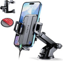 SUUSON Upgraded 3-in-1 Car Phone Holder Mount for Car, Black photo 1