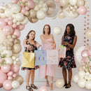 Dusty Pink Balloon Arch Kit for Birthday Decorations | Pink White Grey — 3