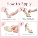Metatarsal Pads for Women Ball of Foot Cushions for High Heels Non-Slip Comfort Pads 2 Pairs Gel Shoe Inserts Foot Pain Relief One Size Fits All-Beige 7